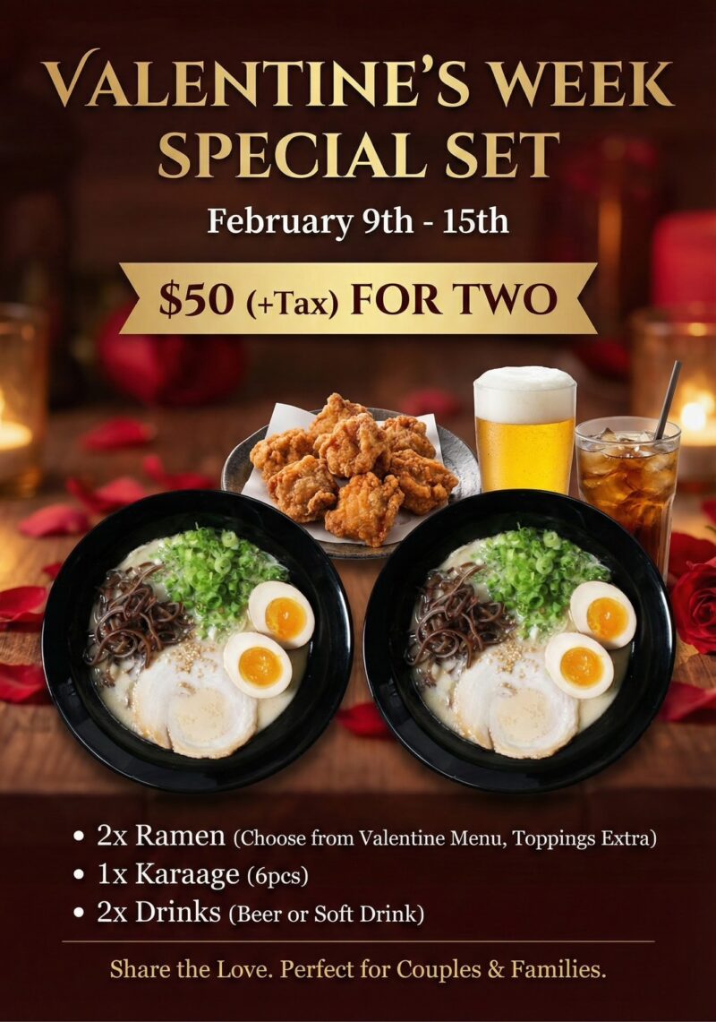 Valentain's Day Special Menu